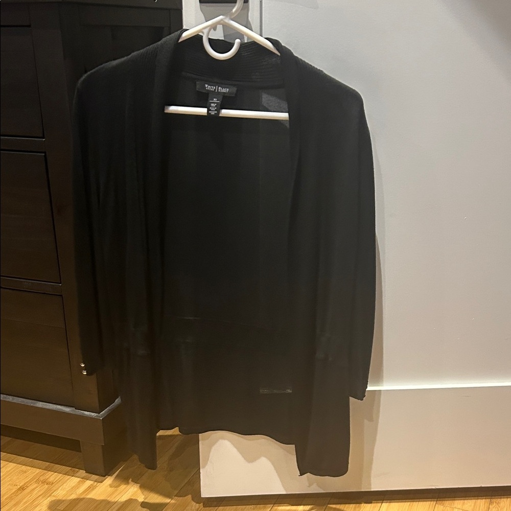 White House Black Market Black Cardigan